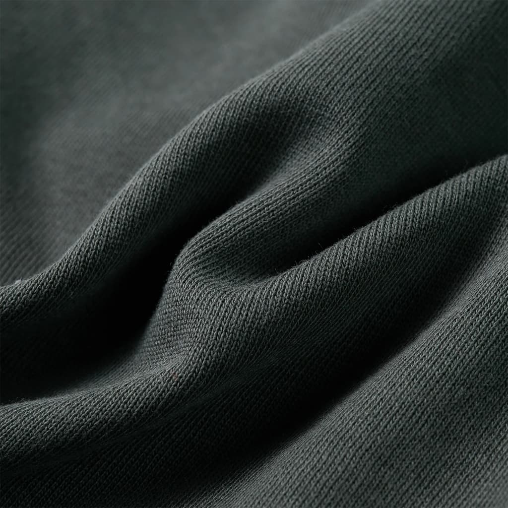 Sweatshirt para criança cor caqui-escuro 140