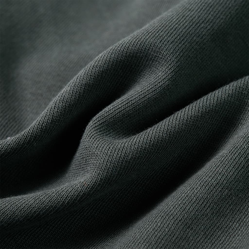 Sweatshirt para criança cor caqui-escuro 140