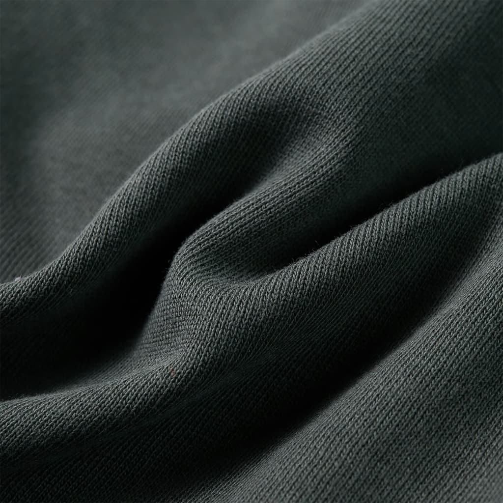 Sweatshirt para criança cor caqui-escuro 140