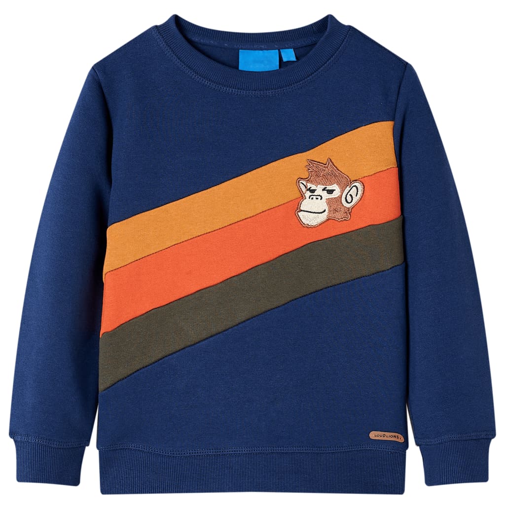 Sweatshirt para criança laranja 140