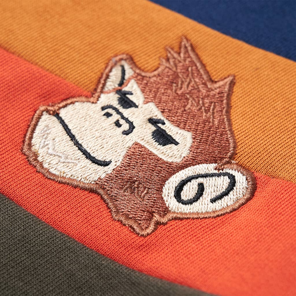 Sweatshirt para criança laranja 140