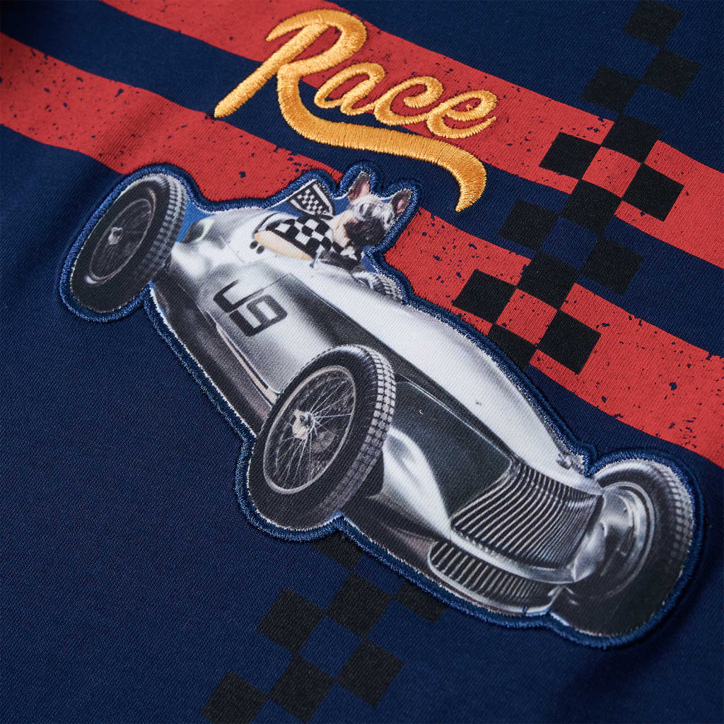 T-shirt de manga comprida para criança cor ocre 140