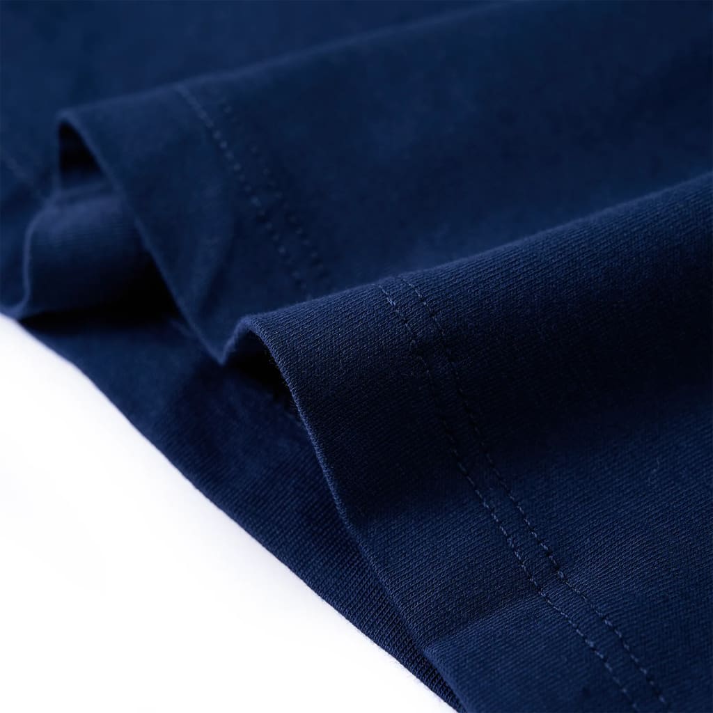 T-shirt de manga comprida para criança cor ocre 140