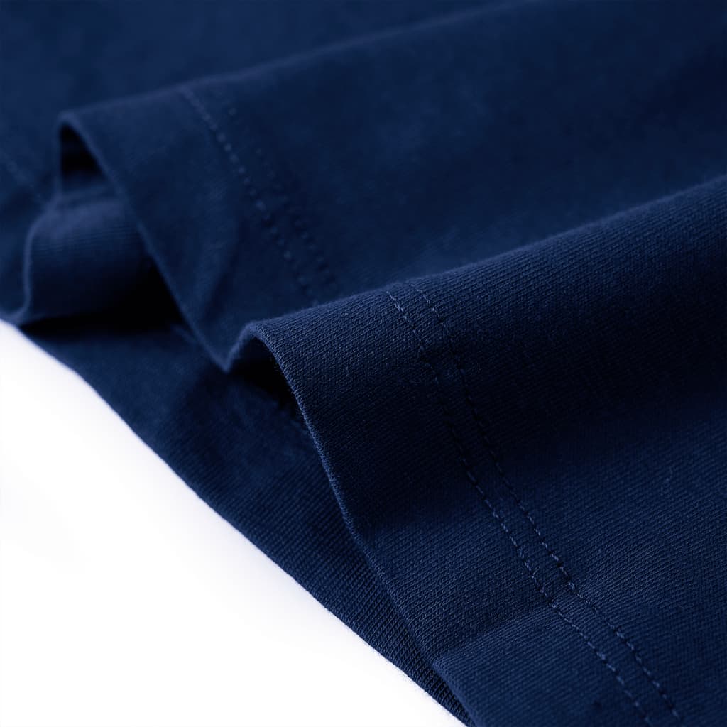 T-shirt de manga comprida para criança cor ocre 140