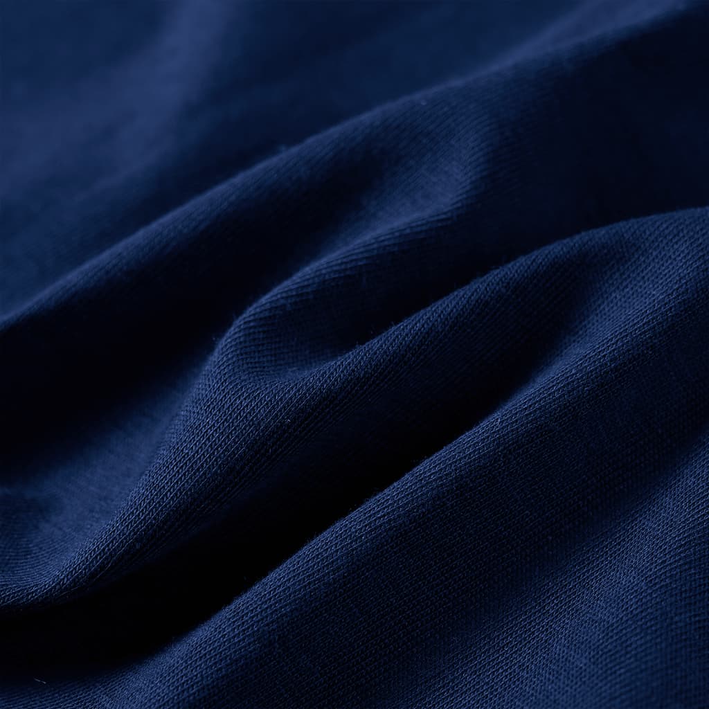 T-shirt de manga comprida para criança cor ocre 140