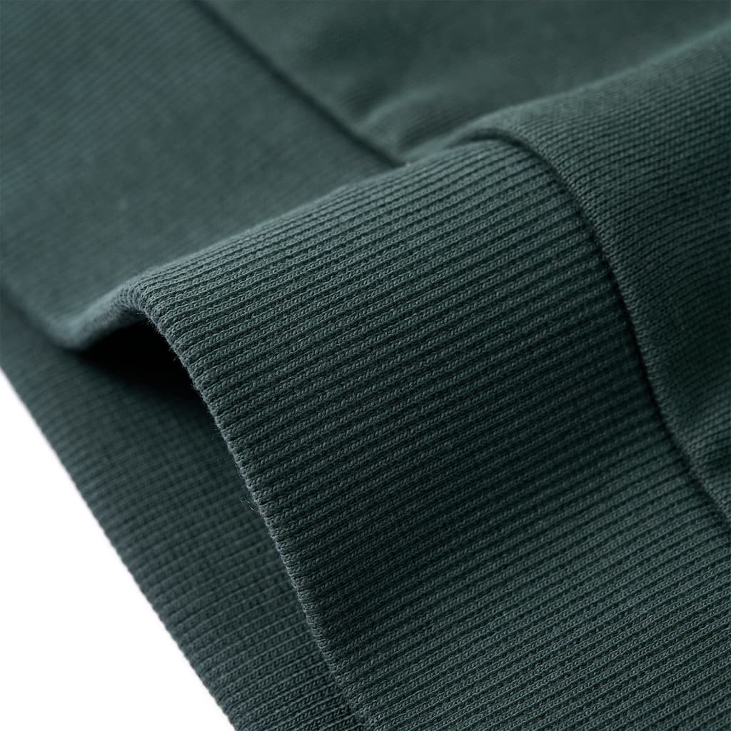 Sweatshirt para criança verde-escuro 128
