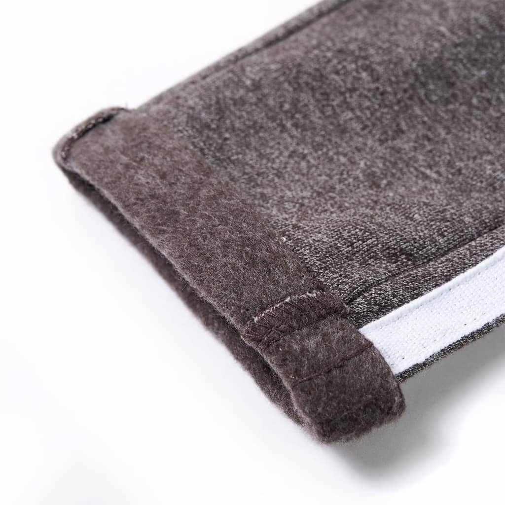 Calças de fato de treino para criança cinzento-escuro mesclado 140