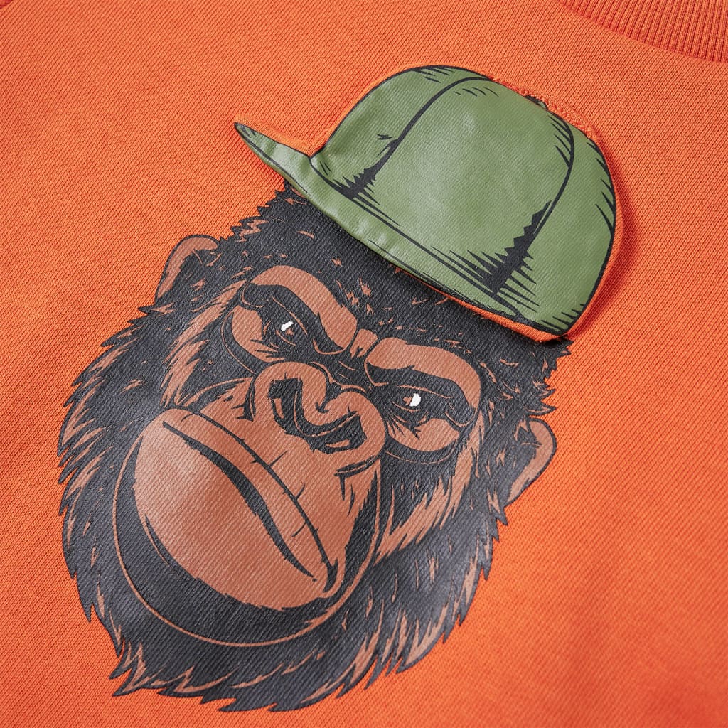 Sweatshirt para criança azul-médio 140