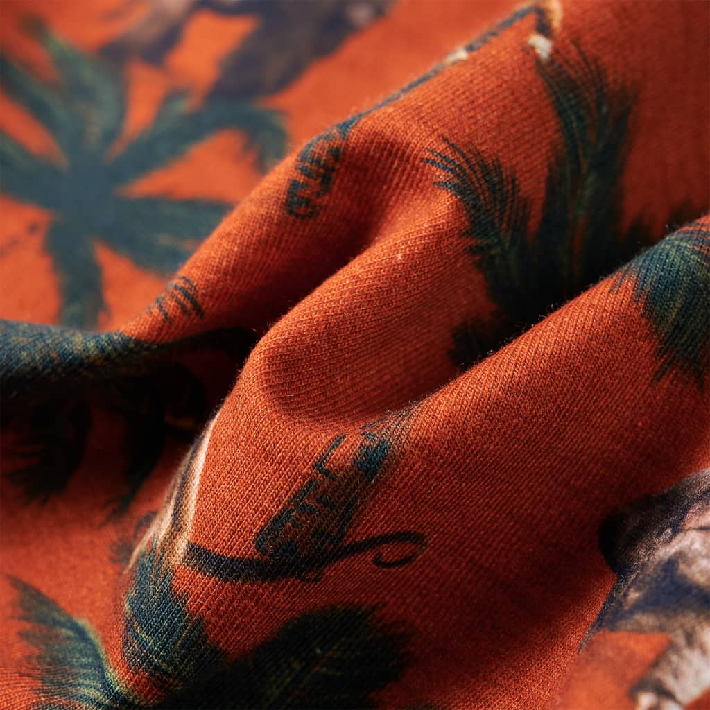 Sweatshirt para criança cor ferrugem-claro 140