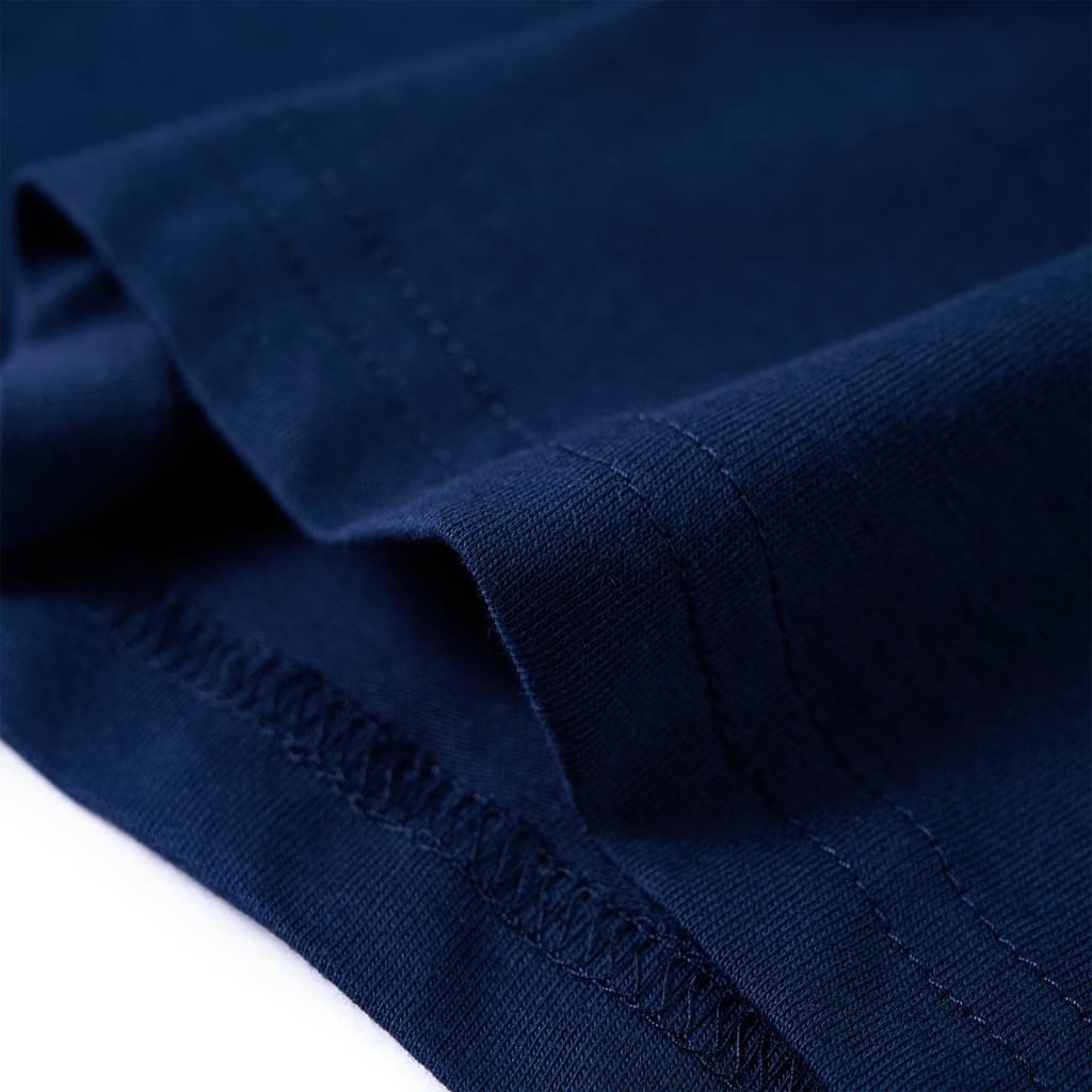 T-shirt de manga comprida para criança cor ocre 140