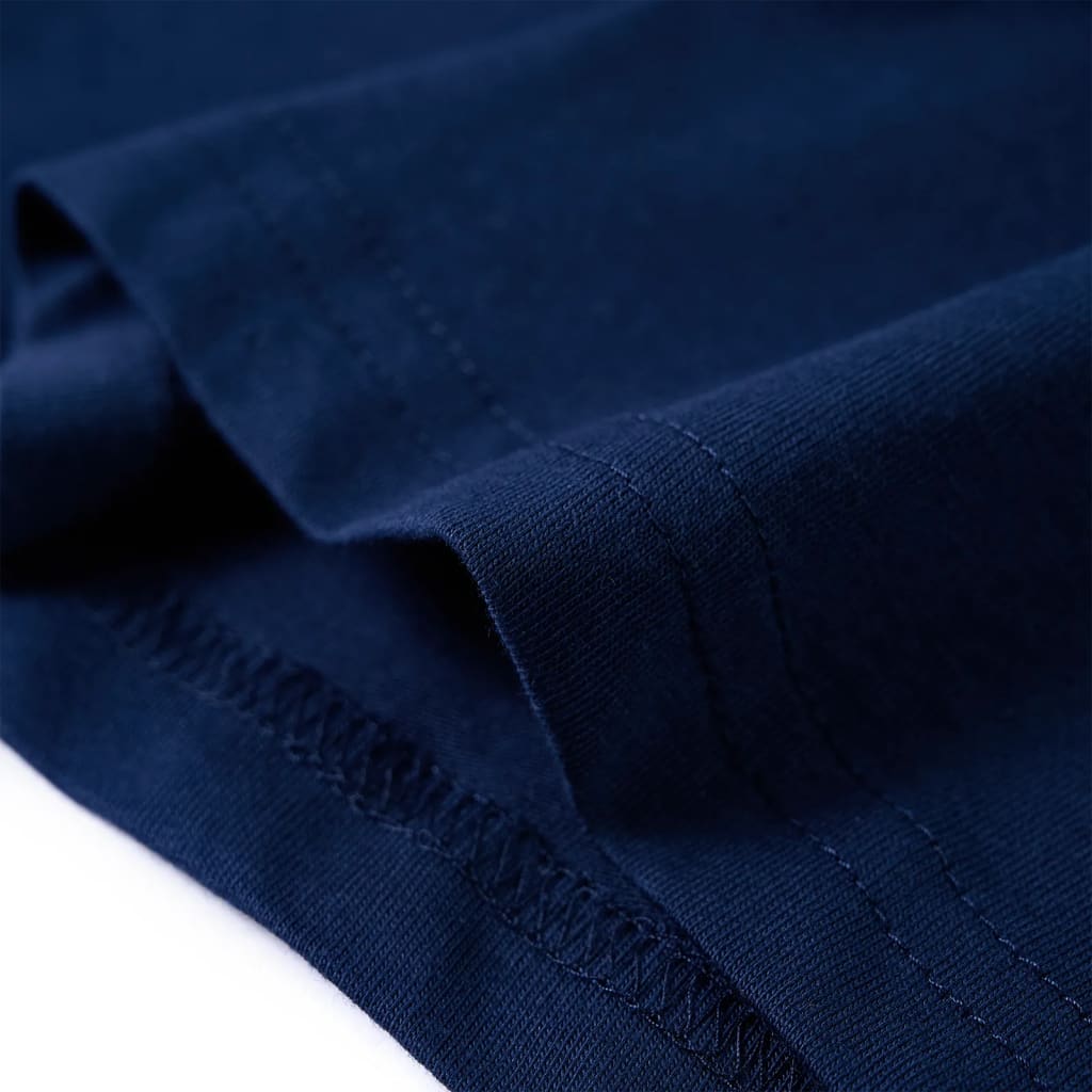 T-shirt de manga comprida para criança cor ocre 140