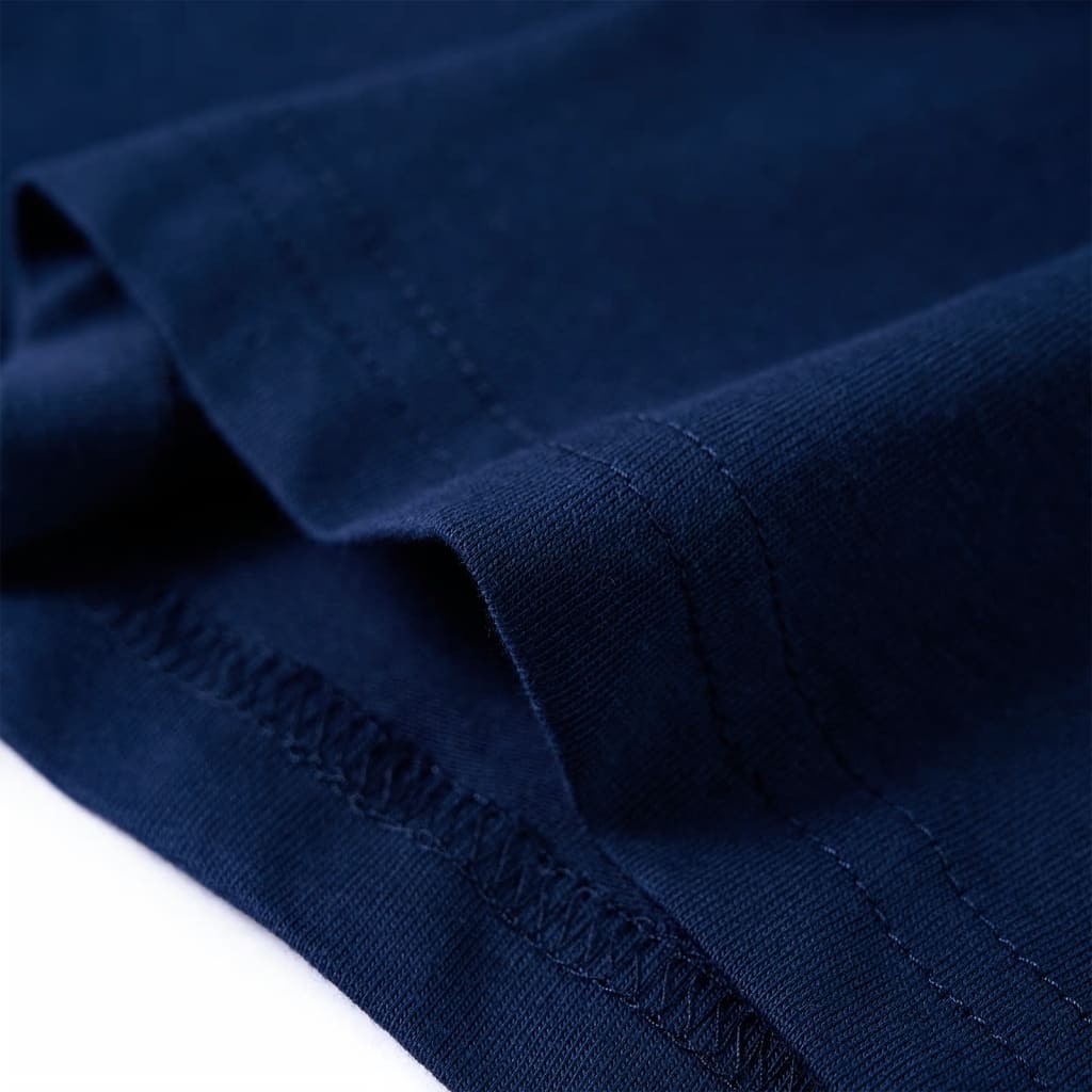 T-shirt de manga comprida para criança cor ocre 140