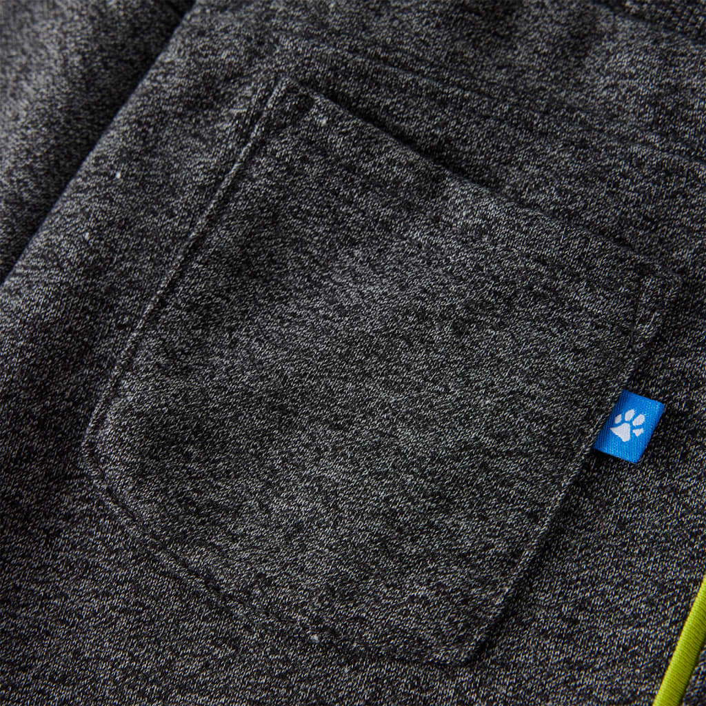 Calças de fato de treino para criança cinzento mesclado 140