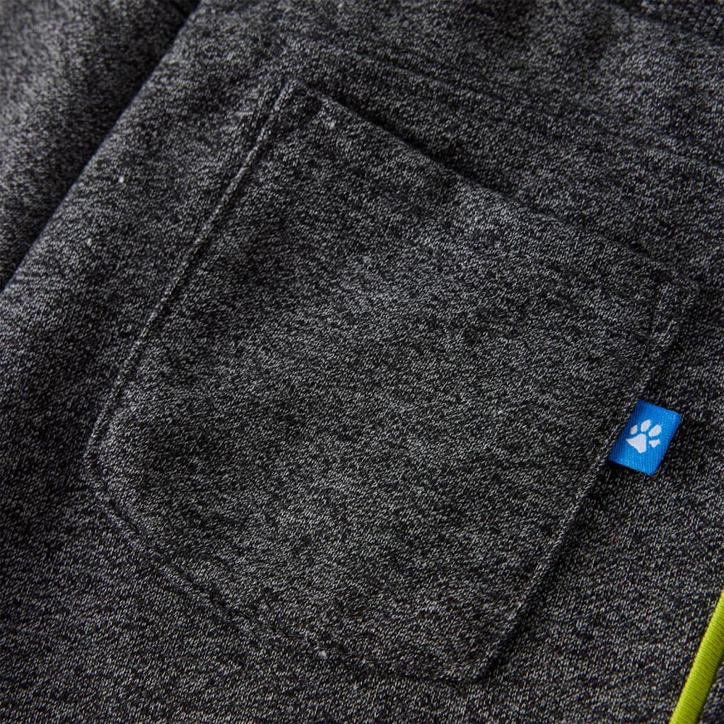 Calças de fato de treino para criança cinzento mesclado 140