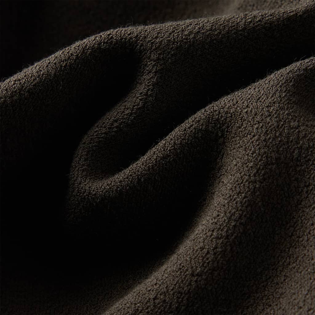 Sweatshirt para criança cor caqui-escuro e camel 128