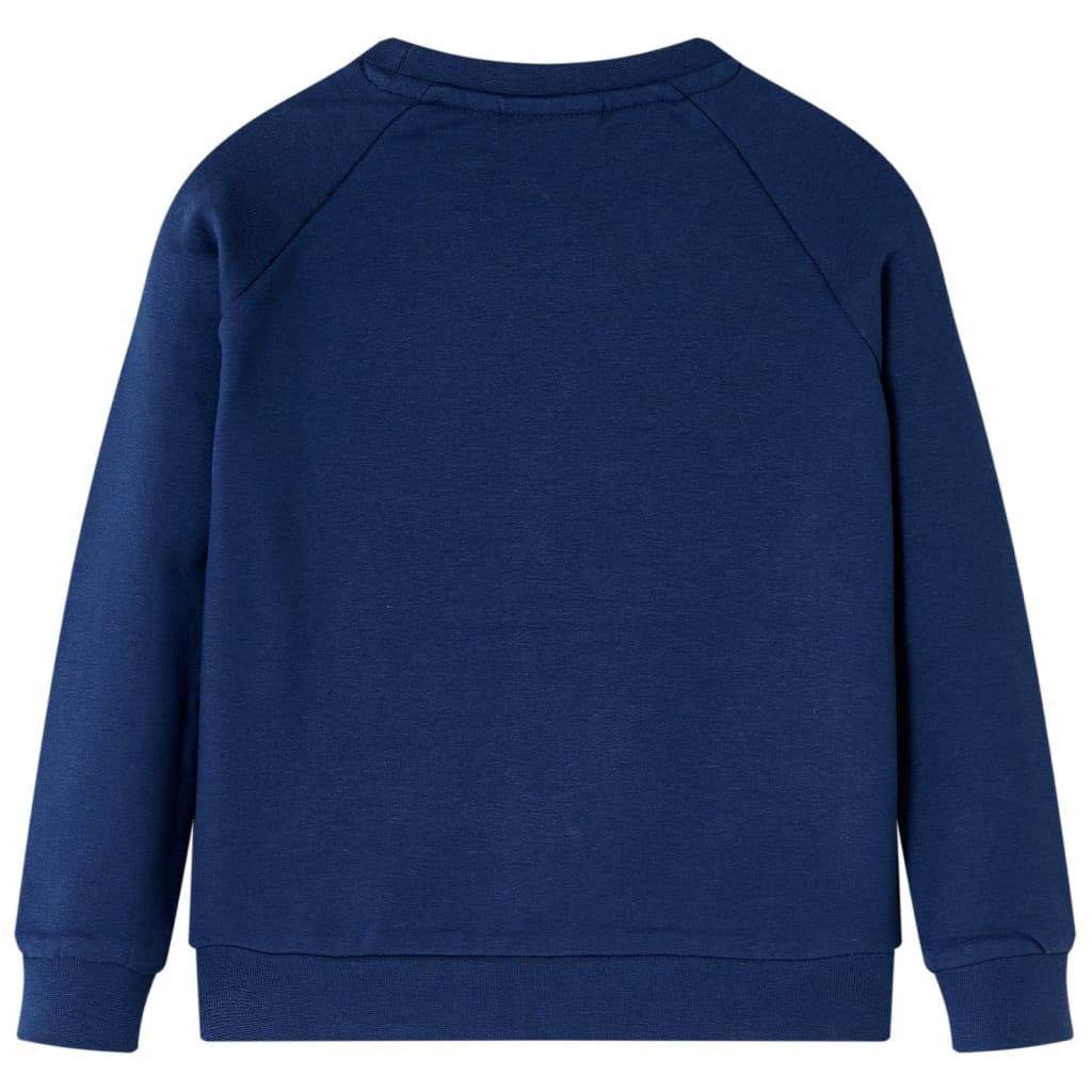 Sweatshirt para criança azul-marinho 128
