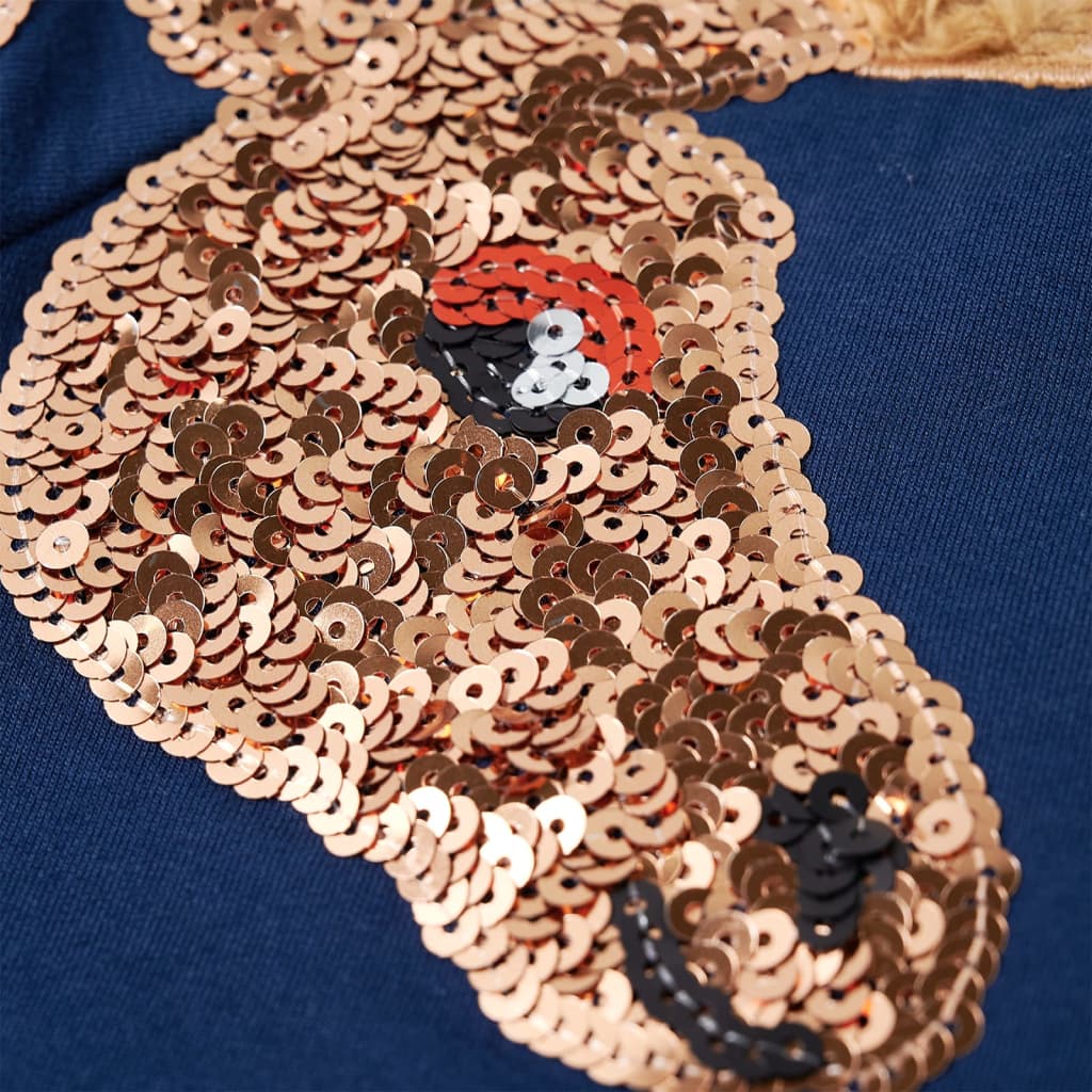 Sweatshirt para criança azul-marinho 128