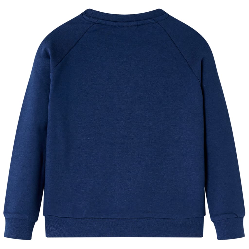 Sweatshirt para criança azul-marinho 128