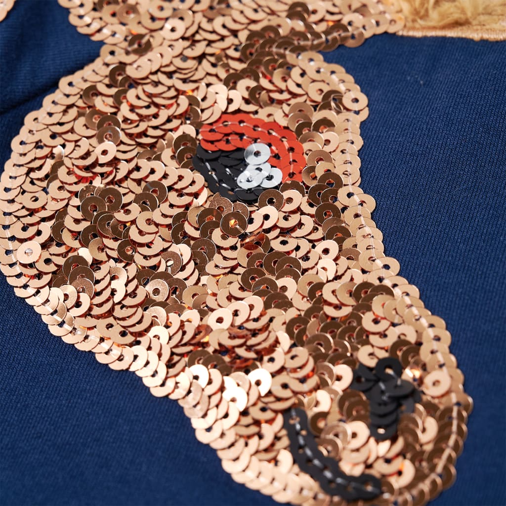 Sweatshirt para criança azul-marinho 128