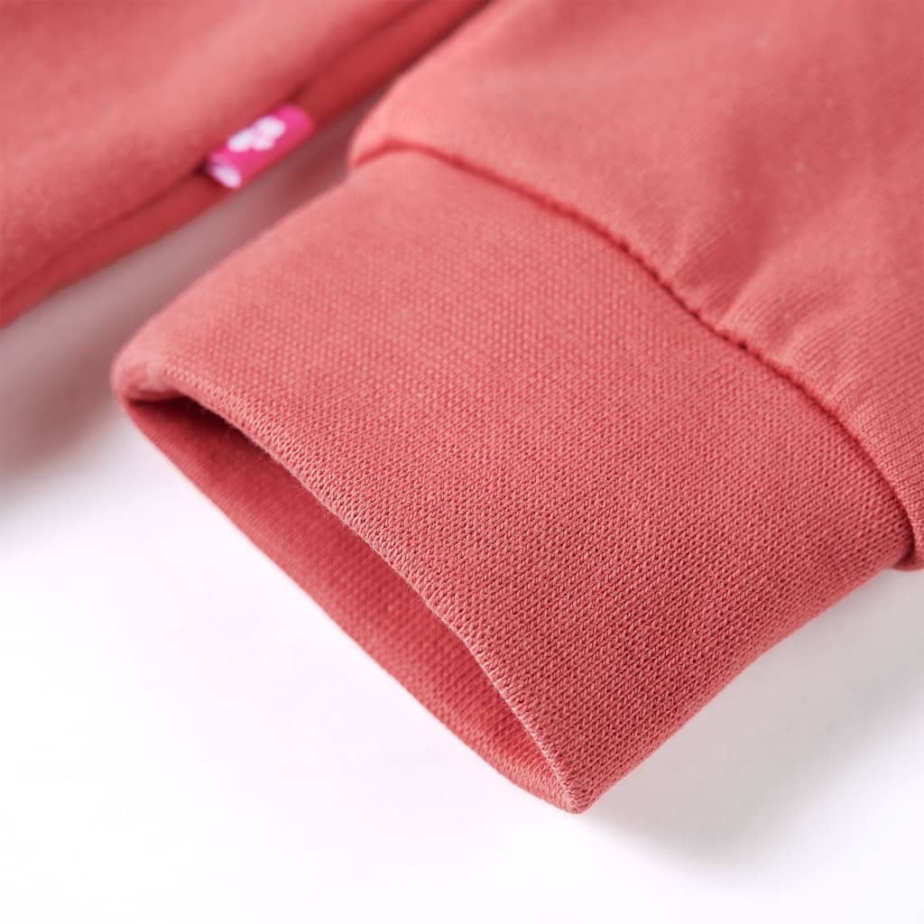 Sweatshirt para criança rosa-velho 128