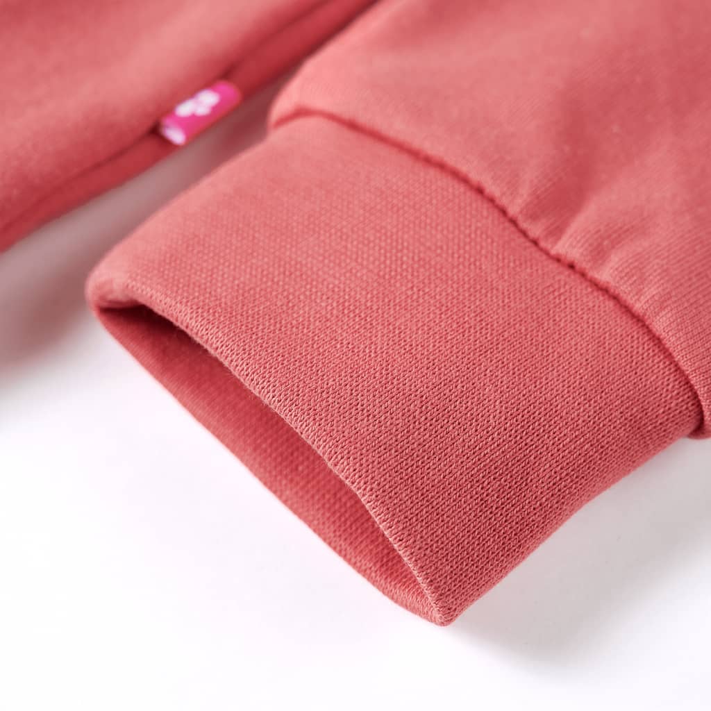 Sweatshirt para criança rosa-velho 128
