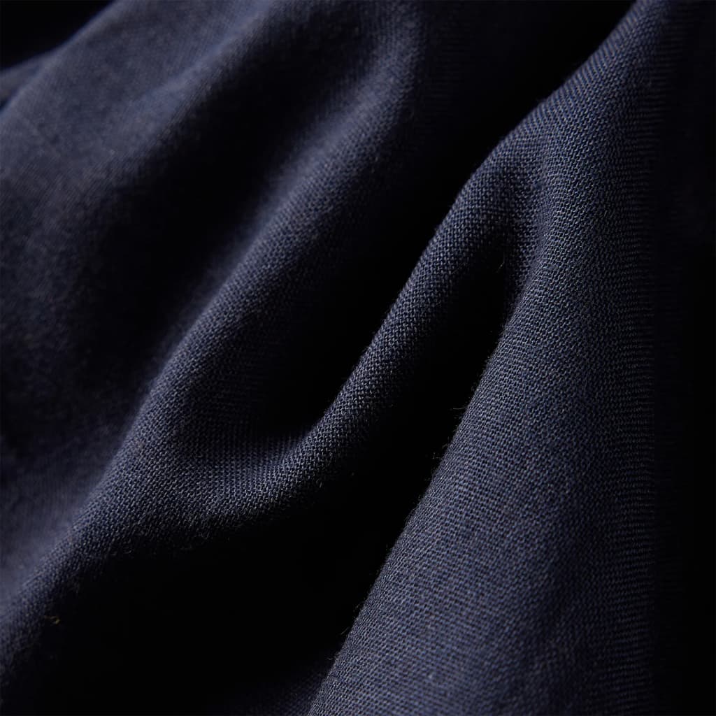 Saia de tule para criança com pintas azul-marinho 140