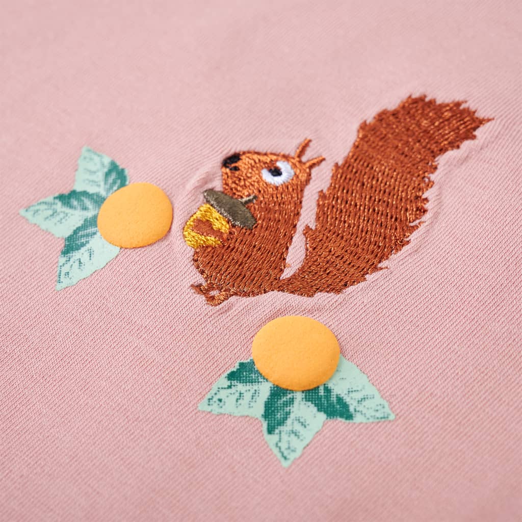 T-shirt de manga comprida para criança azul-marinho 140