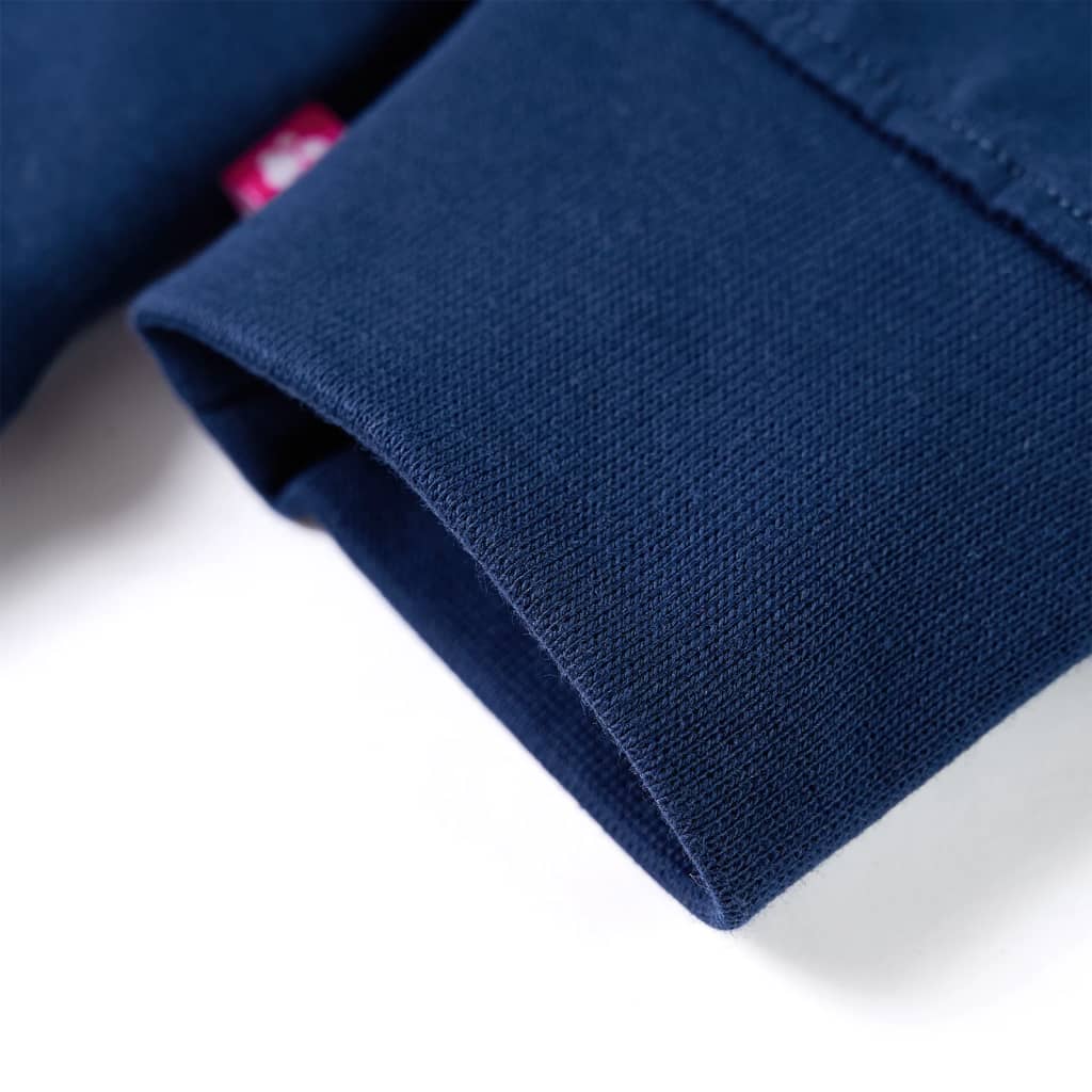 Sweatshirt para criança azul-marinho 140