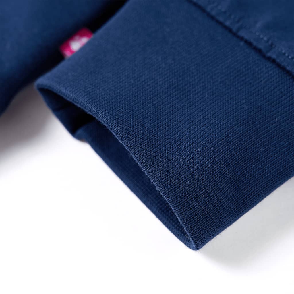 Sweatshirt para criança azul-marinho 140