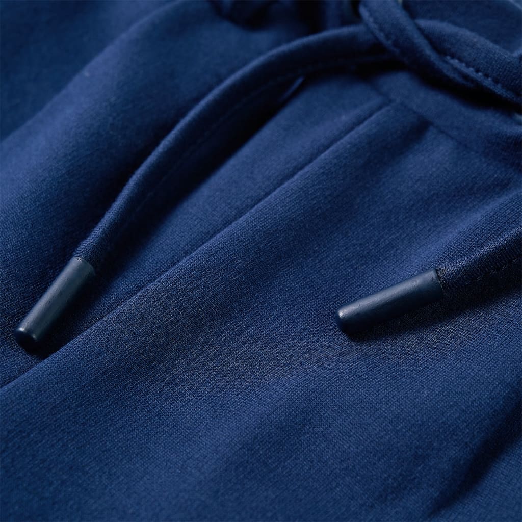 Calças de criança com cordão azul-marinho 140