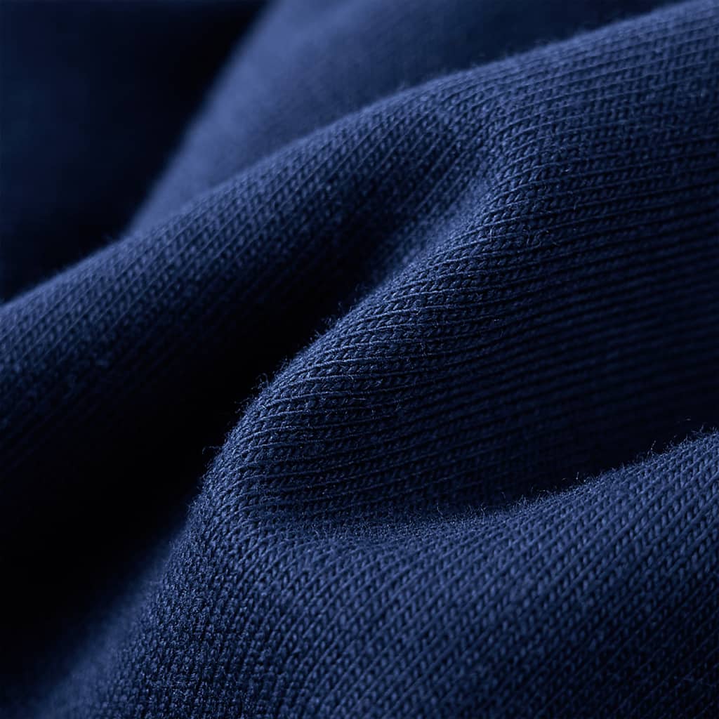 Calças de criança com cordão azul-marinho 140