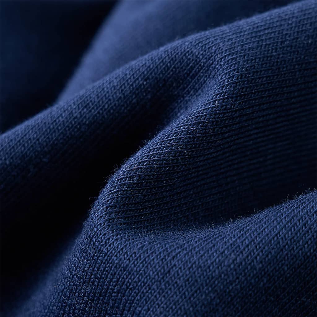 Calças de criança com cordão azul-marinho 140