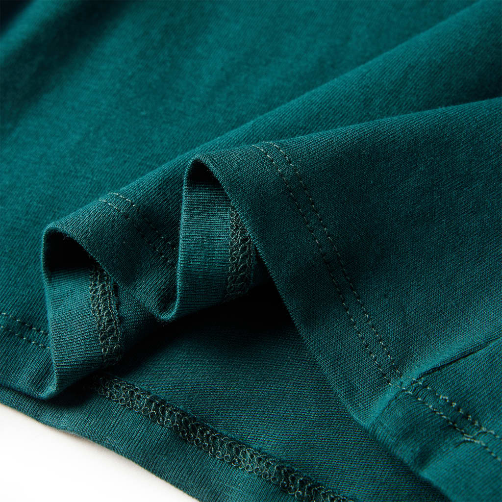 T-shirt de manga comprida para criança azul-marinho 140