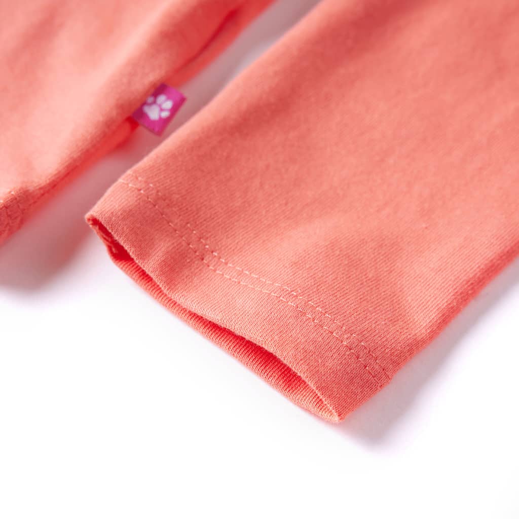 T-shirt de manga comprida para criança azul-marinho 140