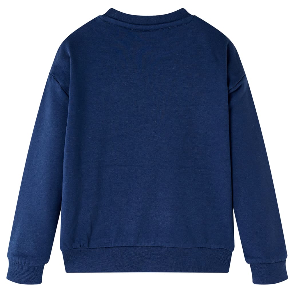 Sweatshirt para criança azul-marinho 140