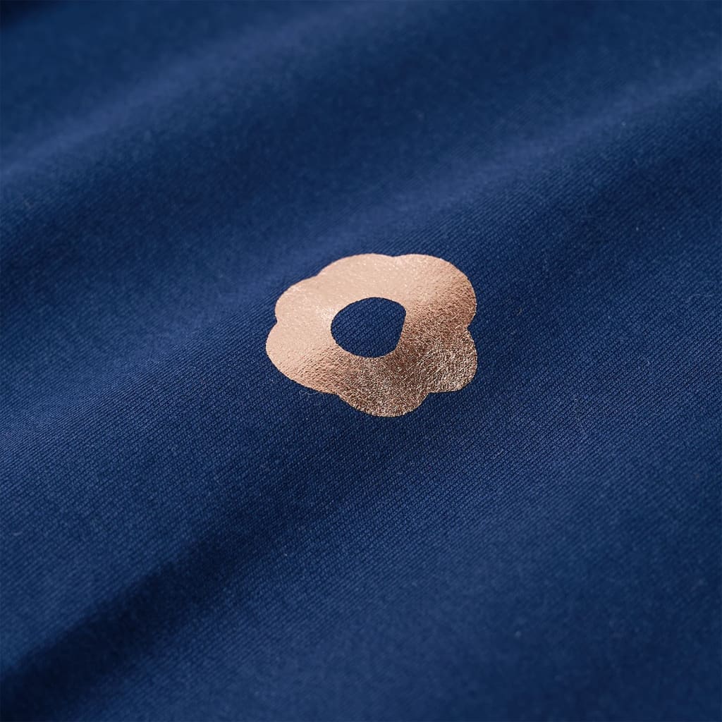 Sweatshirt para criança azul-marinho 140