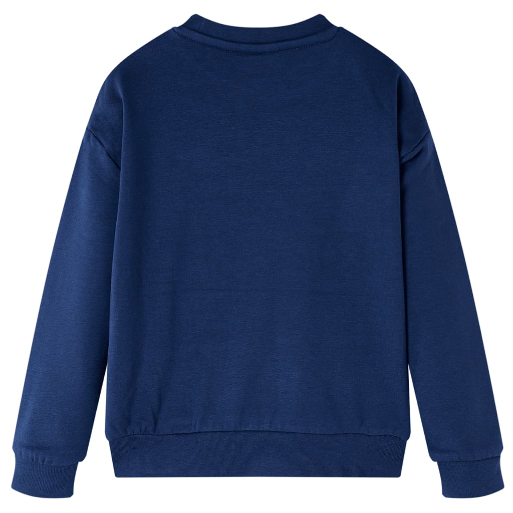Sweatshirt para criança azul-marinho 140