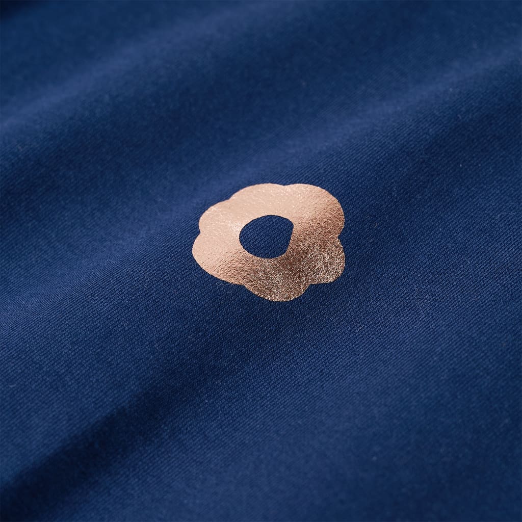 Sweatshirt para criança azul-marinho 140