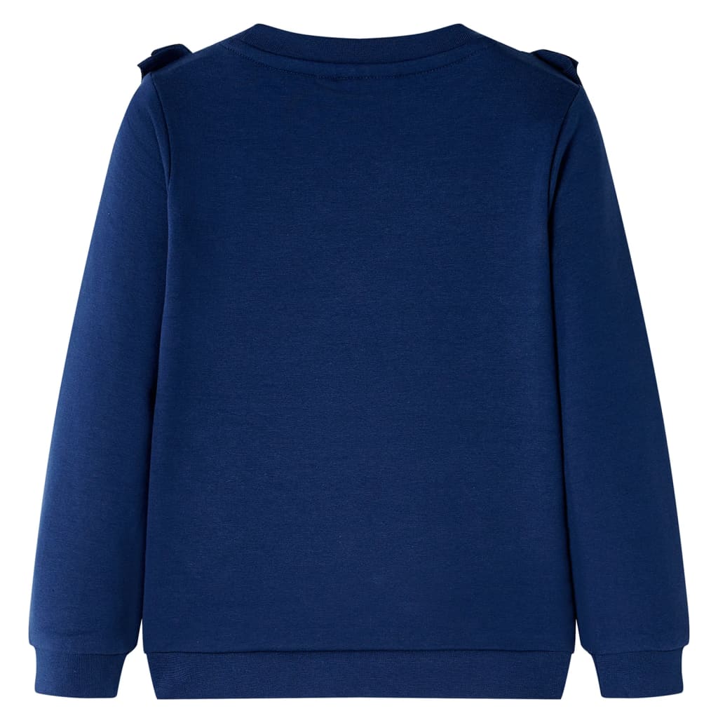 Sweatshirt para criança azul-marinho 140
