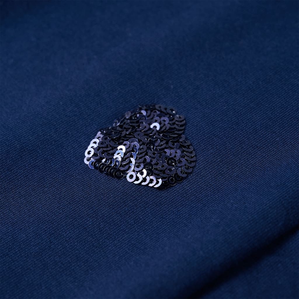 Sweatshirt para criança azul-marinho 140