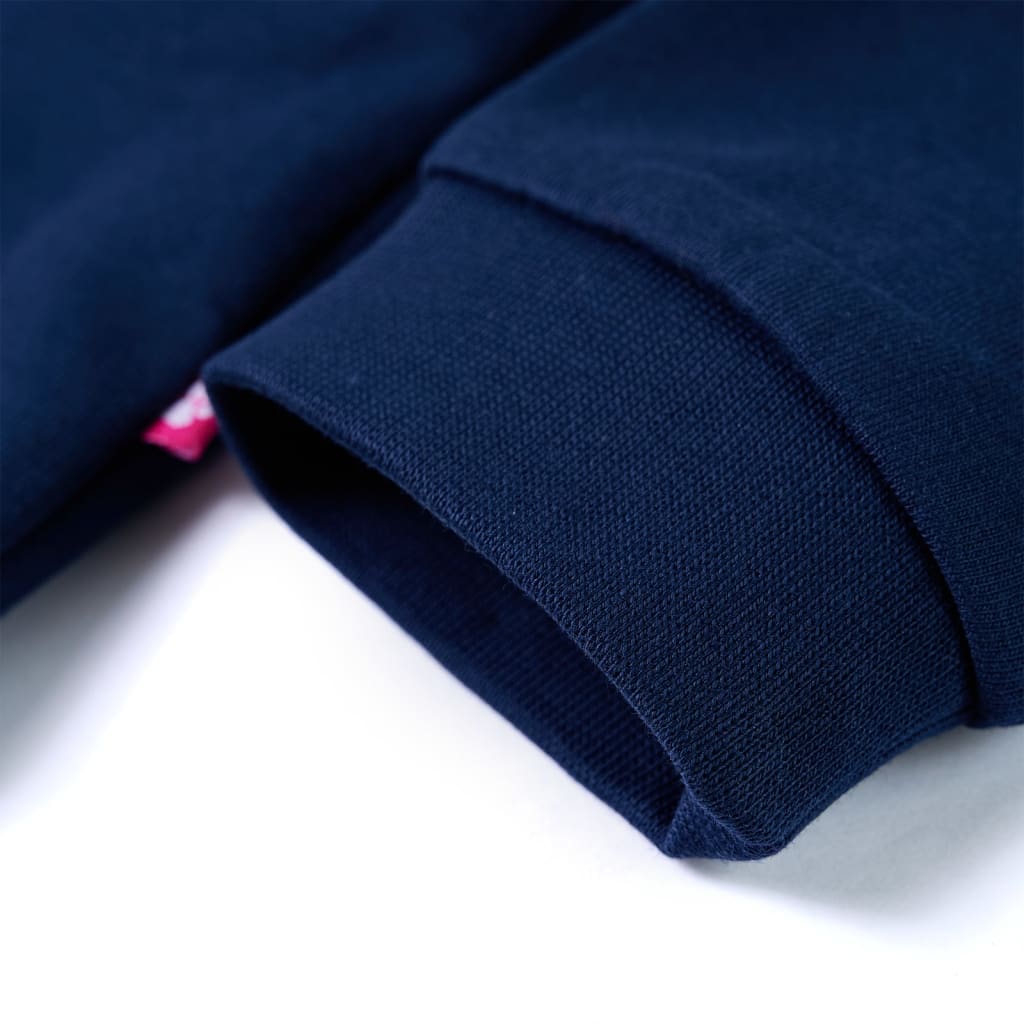 Sweatshirt para criança azul-marinho 140