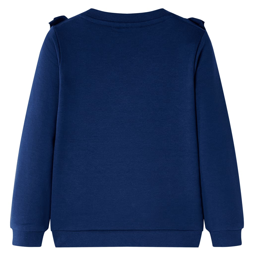 Sweatshirt para criança azul-marinho 140