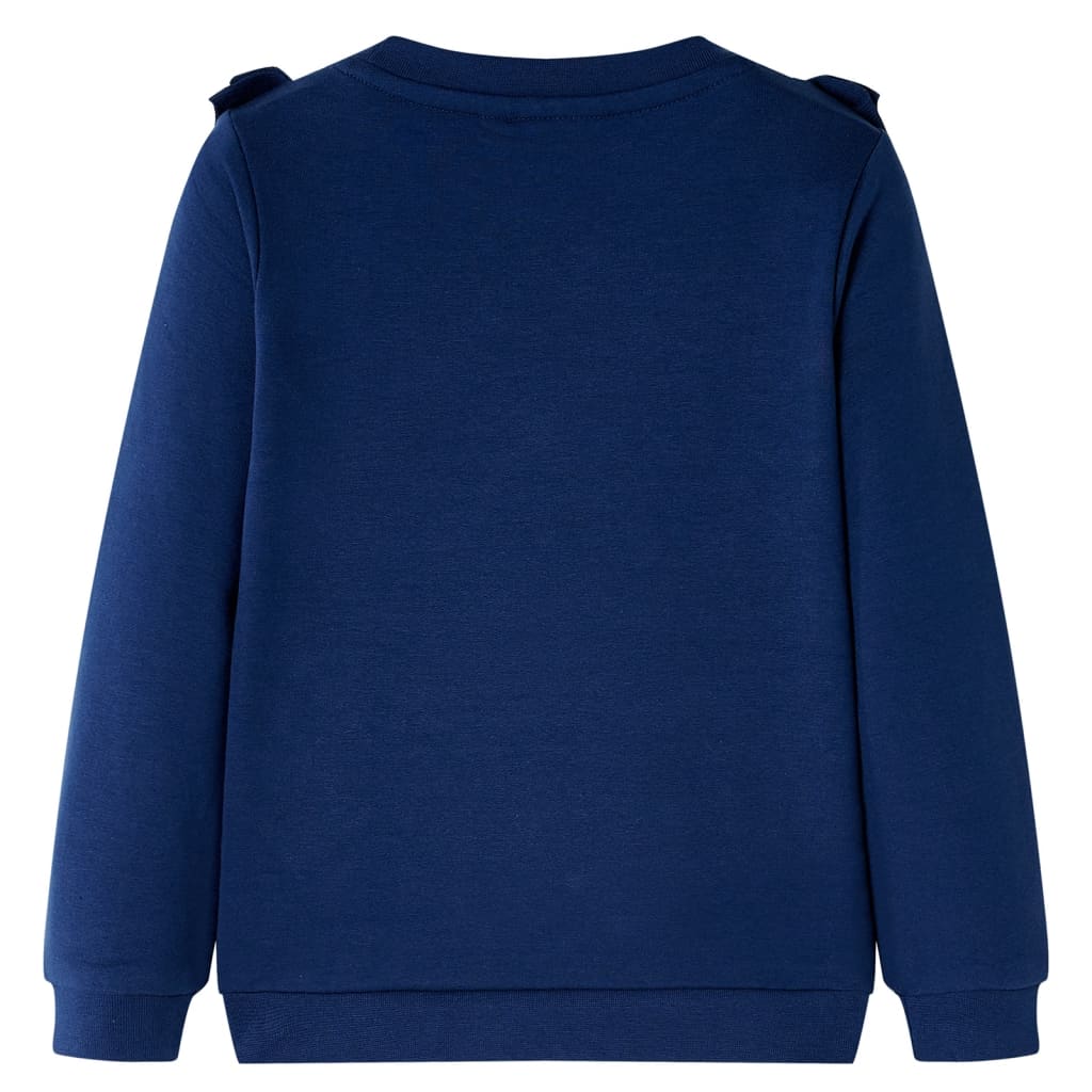Sweatshirt para criança azul-marinho 140