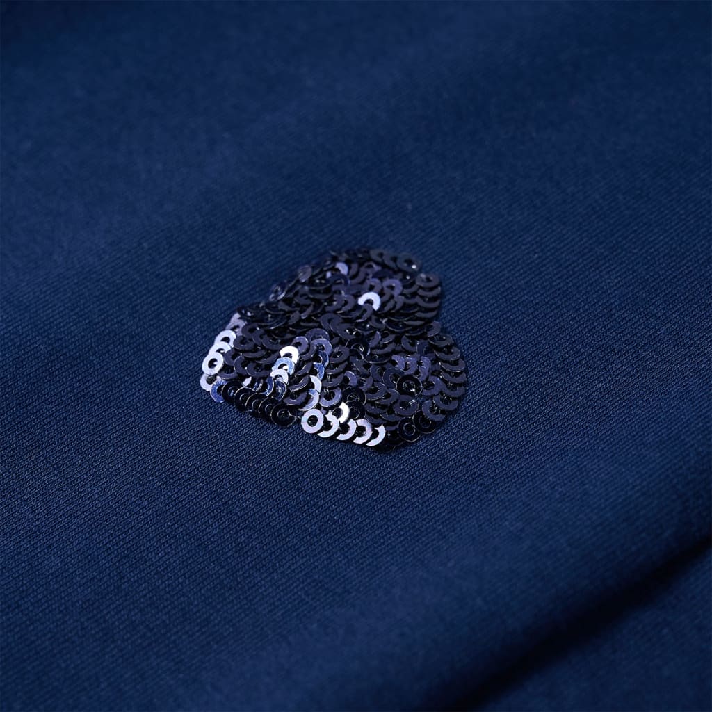 Sweatshirt para criança azul-marinho 140