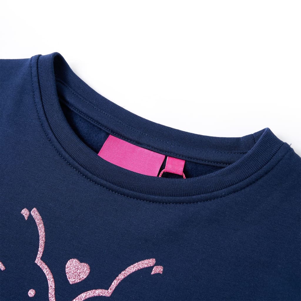 Vestido para criança azul-marinho 104