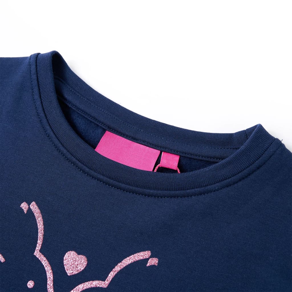 Vestido para criança azul-marinho 104