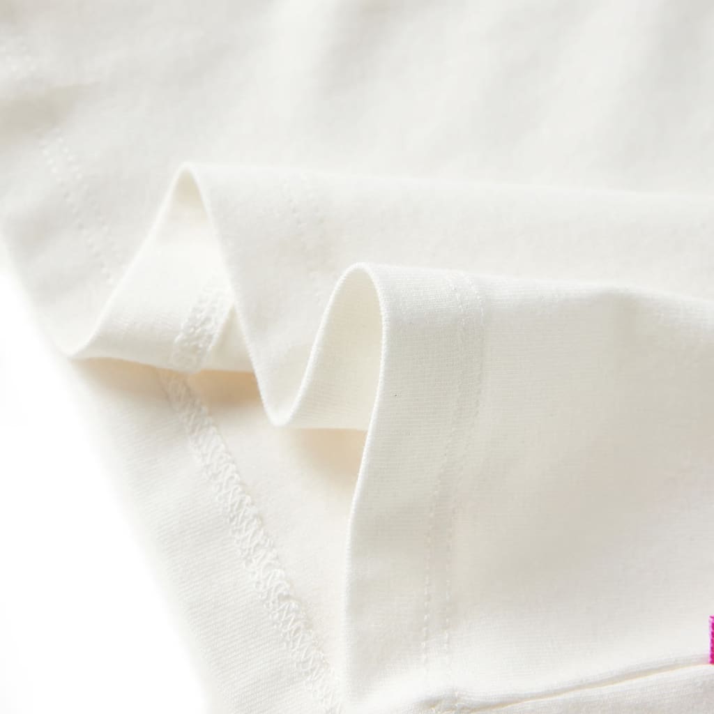 T-shirt de manga comprida para criança cor cru 104