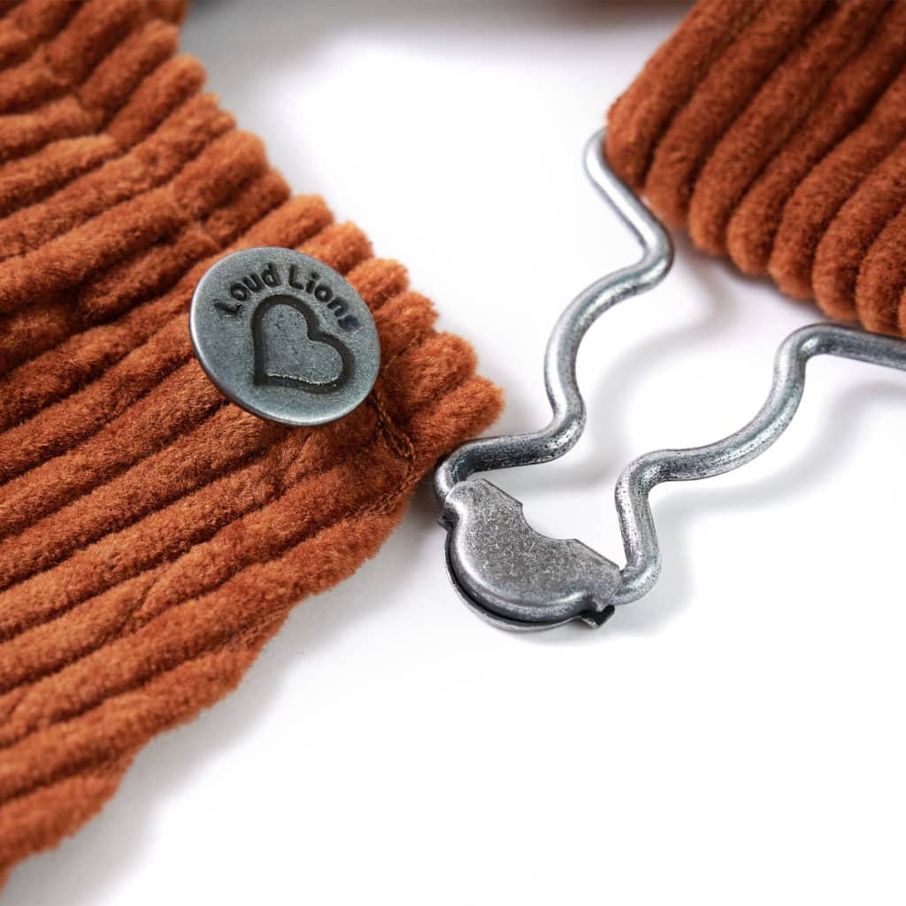 Vestido com peitilho para criança bombazina rosa 116