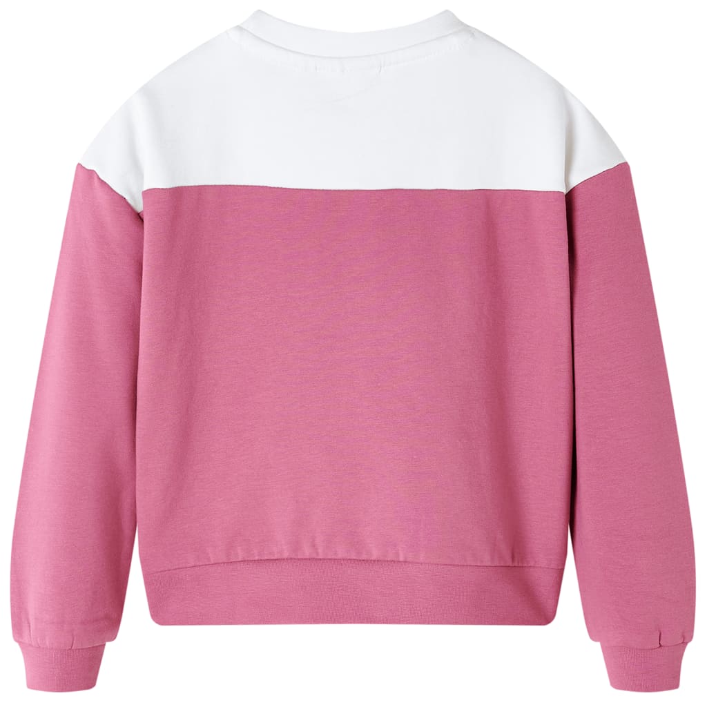 Sweatshirt para criança cor framboesa 92