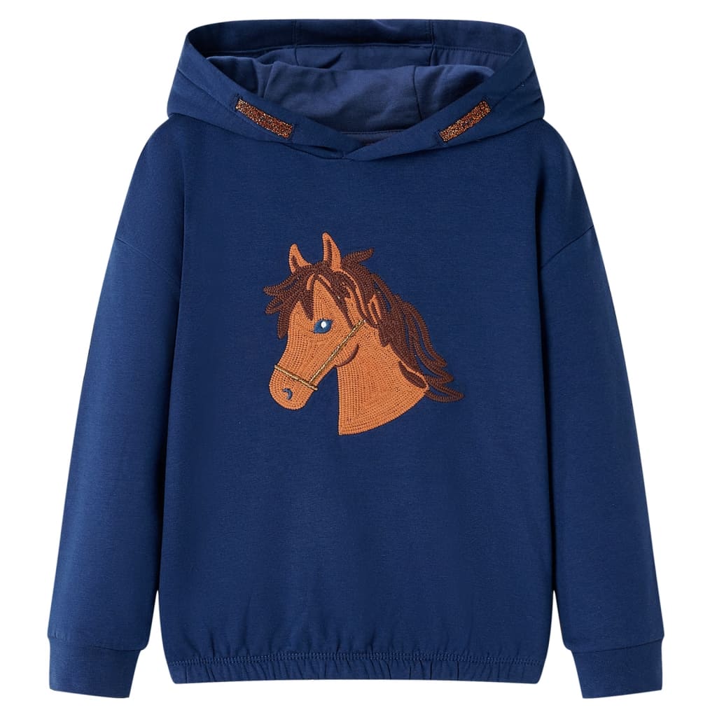 Sweatshirt para criança azul-marinho 116